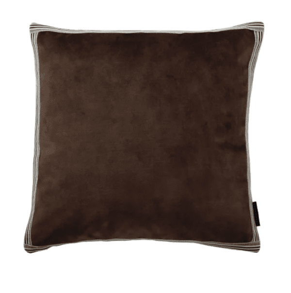 coussin casamance 45x45cm couleur café